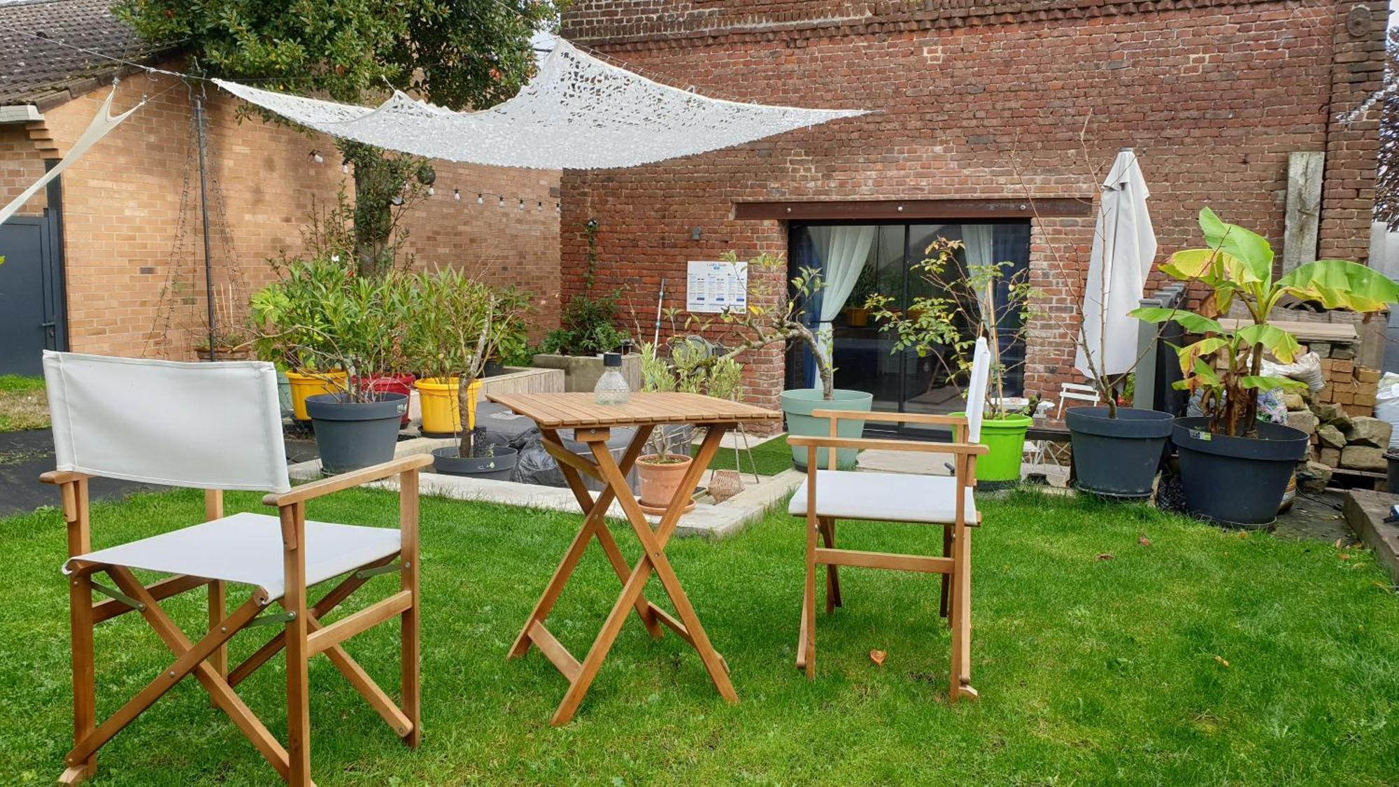 Gary Suite - Studio Cosy, Spa Et Jardin Privatif A 4 Min De Cambrai Awoingt 외부 사진