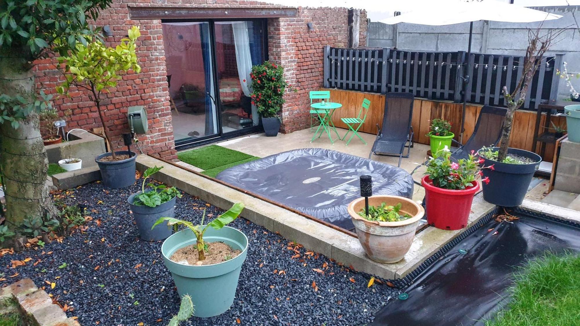 Gary Suite - Studio Cosy, Spa Et Jardin Privatif A 4 Min De Cambrai Awoingt 외부 사진