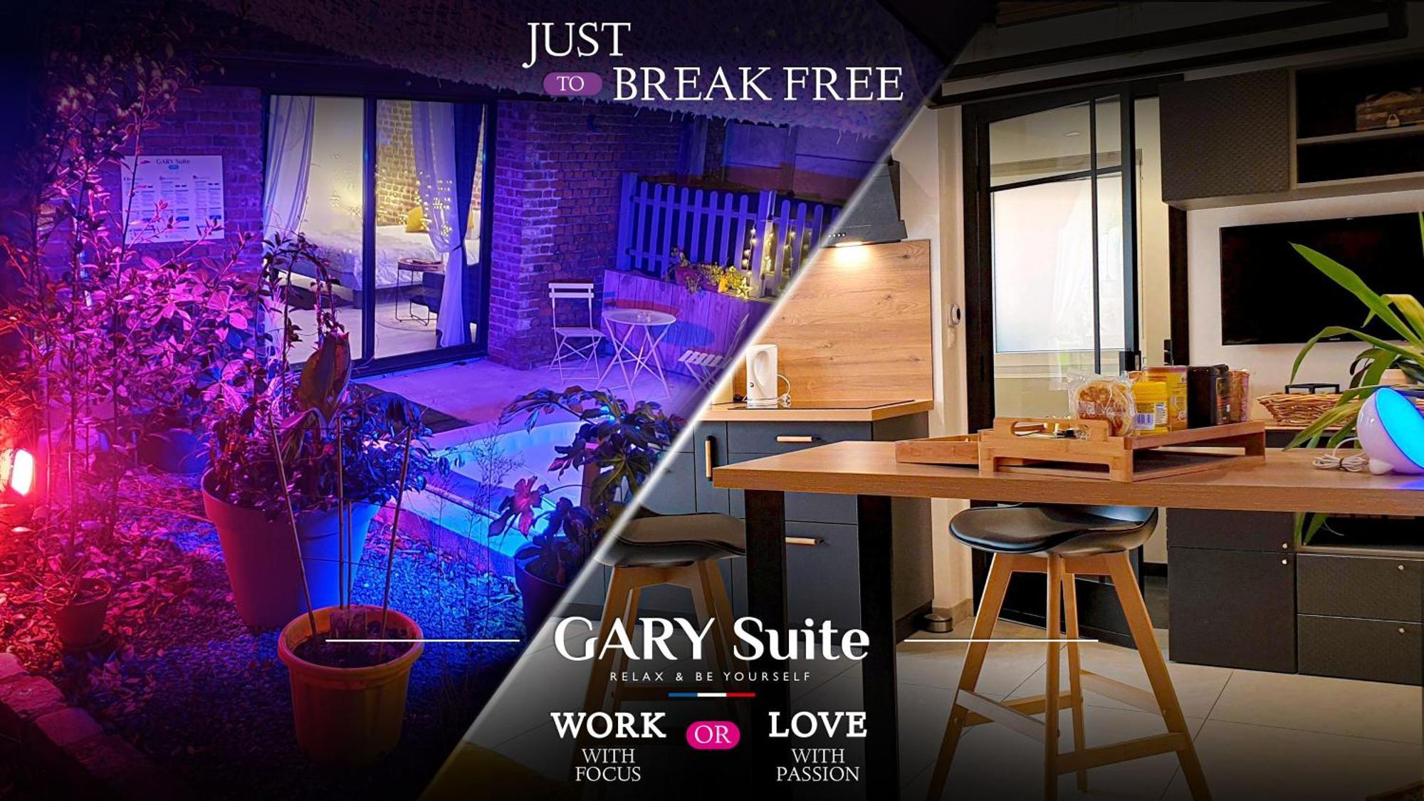 Gary Suite - Studio Cosy, Spa Et Jardin Privatif A 4 Min De Cambrai Awoingt 외부 사진