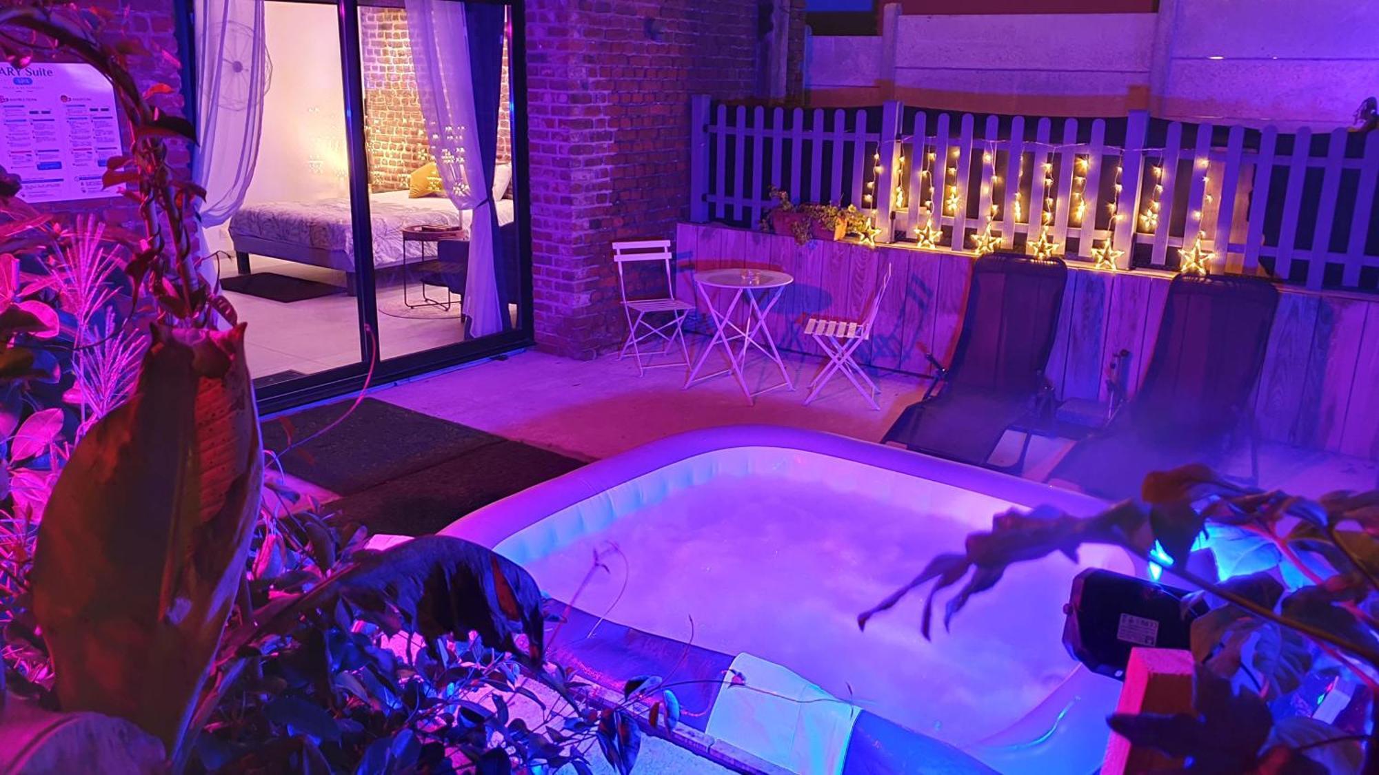 Gary Suite - Studio Cosy, Spa Et Jardin Privatif A 4 Min De Cambrai Awoingt 외부 사진