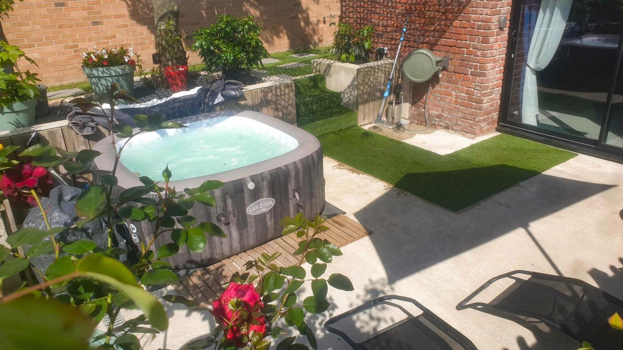 Gary Suite - Studio Cosy, Spa Et Jardin Privatif A 4 Min De Cambrai Awoingt 외부 사진
